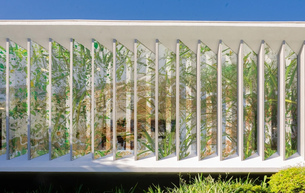 Instituto Ling recebe instalação inédita de Leandro Lima que transforma fachada em paisagem viva, pelo Festival Kino Beat